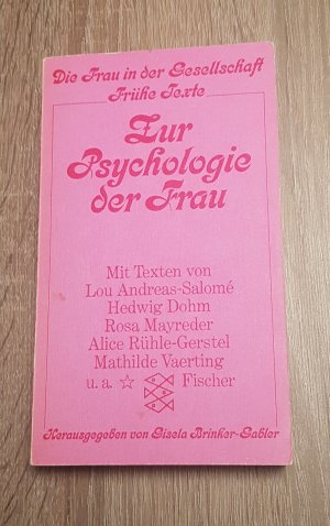 Zur Psychologie der Frau