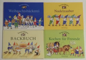 4 x Zwergenstübchen Weihnachtsbäckerei + Nudelzauber + Backbuch + Kochen