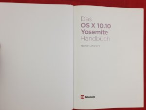 gebrauchtes Buch – Stephan Lamprecht – Das OS X 10.10 Yosemite Handbuch