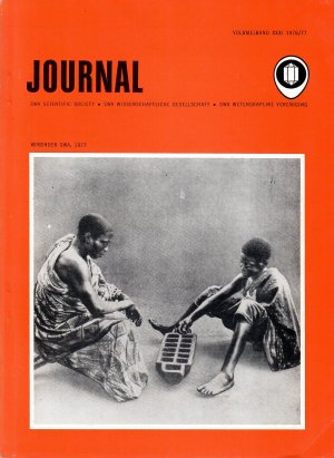 SWA Wissenschaftliche Gesellschaft (Namibia) / SWA Scientific Society: Journal, Volume / Band XXXI (31), 1976/77