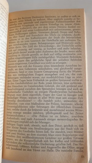 gebrauchtes Buch – Thomas Mann – Der Tod in Venedig