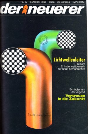 gebrauchtes Buch – 36. Jahrgang – der neuerer - Zeitschrift - 1987 - gebunden - Hefte C 01-12 - Hefte B