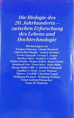 gebrauchtes Buch – Herbig, Jost; Hohlfeld – Die zweite Schöpfung - Geist und Ungeist in der Biologie des 20. Jahrhunderts