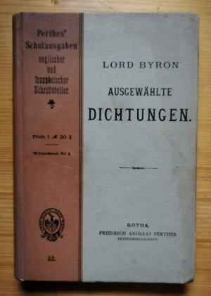 antiquarisches Buch – Lord Byron / Hermann Jantzen  – Ausgewählte Dichtungen  (Mit Beiheft)