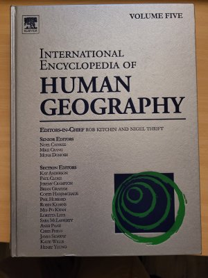 international encyclopedia of Human Geography Volume Five