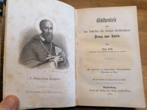 antiquarisches Buch – Franz Kahl – Blüthenlese aus den Schriften des heiligen Kirchenlehrers Franz von Sales