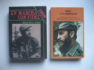 Konvolut Kuba / compendio Cuba - 10 Bücher in spanischer Sprache - 10 libros en espaniol - 1. Antonio Nunez Jiménes: En Marcha con Fidel, 2. Fidel y la […]