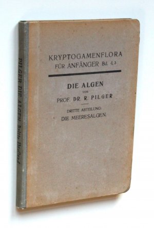 antiquarisches Buch – Robert Pilger – Die Algen. Dritte Abteilung. Die Meeresalgen [Kryptogamenflora für Anfänger Band 4.3]