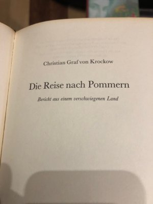 Die Reise nach Pommern