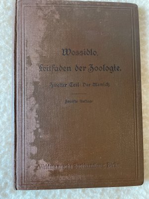 antiquarisches Buch – Dr. Paul Wossidlo – Leitfaden der Zoologie