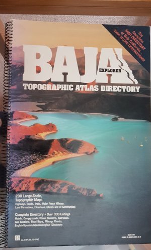 Baja California topographic Atlas Directory