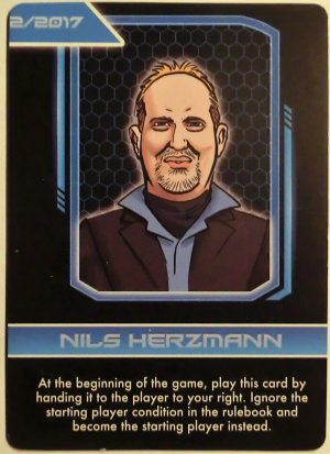 neues Spiel – Promokarte "Nils Herzmann" - Erweiterung Promokarten