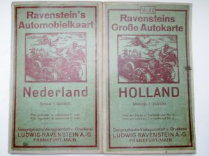 gebrauchtes Buch – Ludwig Ravenstein – Ravensteins Grosse Autokarte - Holland, Ravenstein's Automobielkaart Nr. 62 - Nederland, 1:300.000