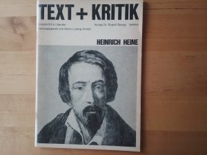 antiquarisches Buch – Text + Kritik. Zeitschrift für Literatur 18/19 - Heinrich Heine