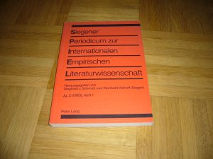 Siegener Periodicum zur Internationalen Empirischen Literaturwissenschaft 1983, Heft 1