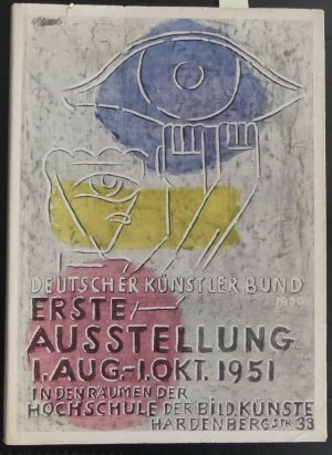 antiquarisches Buch – Deutscher Künstlerbund – Deutscher Künstlerbund erste Ausstellung  1951