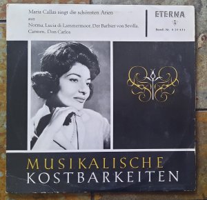 gebrauchter Tonträger – Maria Callas – Musikalische Kostbarkeiten, Maria Callas singt die schönsten Arien