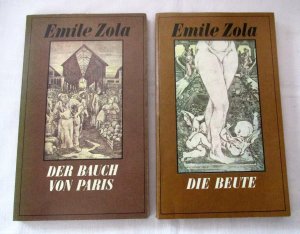 gebrauchtes Buch – Emile Zola – 2 Bücher * Der Bauch von Paris & Die Beute