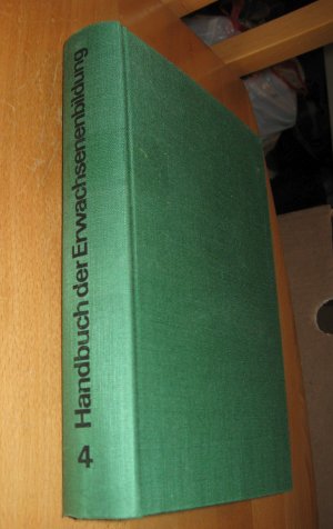 gebrauchtes Buch – Pöggeler, Franz  – Handbuch der Erwachsenenbildung; Band 4