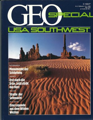 gebrauchtes Buch – Hermann Schreiber  – Geo Special USA Southwest Ausgabe 2/1989