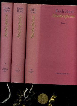 Shakespeare. 27 Stücke von William Shakespeare in der Übersetzung von Erich Fried. Herausgegeben von Friedmar Apel.