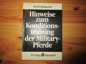 Hinweise zum Konditionstraining der Military-Pferde