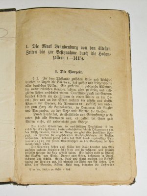 antiquarisches Buch – W. Pierson – Leitfaden der preußischen Geschichte ~ um 1880