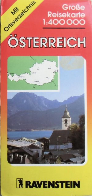 Große Reisekarte Österreich 1 : 400 000