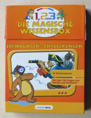 1,2, oder 3 Die magische Wissensbox