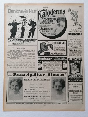 antiquarisches Buch – Original alte Werbeanzeige Kaloderma  Seife Photo und weitere