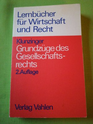 Grundzüge des Gesellschaftsrechts