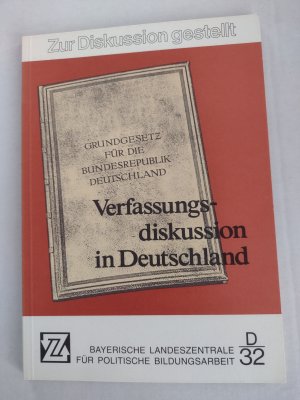 gebrauchtes Buch – Verfassungsdiskussion in Deutschland