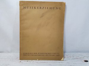 antiquarisches Buch – Keller, Hermann  – Musikerziehung - Vorträge