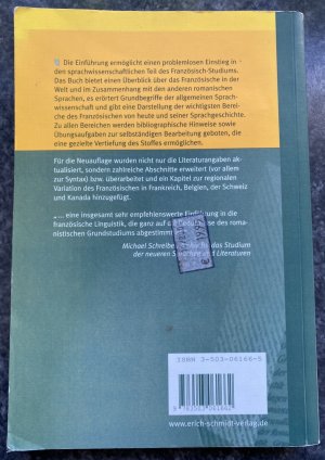 gebrauchtes Buch – Geckeler, Horst; Dietrich – Einführung in die französische Sprachwissenschaft - Ein Lehr- und Arbeitsbuch