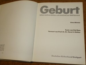 gebrauchtes Buch – Uwe Ahrens – Geburt