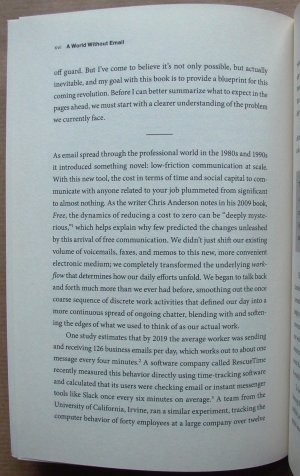 gebrauchtes Buch – Newport, Cal Lagin – A World Without Email [e-mail]. Reimagining Work in an Age of Communication Overload.