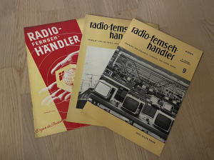 Radio-Fernseh-Händler - 1. Oktober-Heft Nr. 19 / 1955, Heft 2 1966 und Heft 9 1974