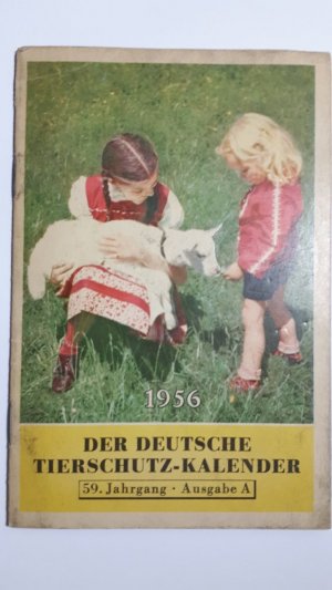 antiquarisches Buch – Der Deutsche Tierschutz-Kalender 1956