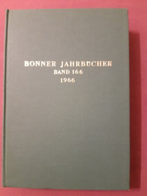 Bonner Jahrbücher Band 166