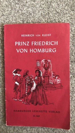 gebrauchtes Buch – Kleist, Heinrich von – Prinz Friedrich von Homburg - Ein Schauspiel