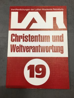 gebrauchtes Buch – Christentum und Weltverantwortung