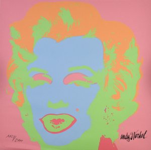 Marilyn Monroe. [Siebdruck / screenprint].