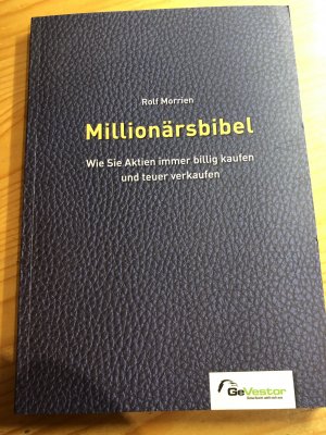 gebrauchtes Buch – Rolf Morrien – Millionärsbibel