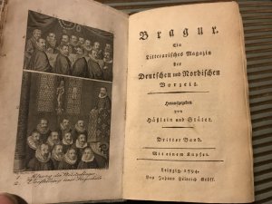 Bragur. Litterarisches Magazin der Deutschen und Nordischen Vorzeit. Dritter Band 1794.