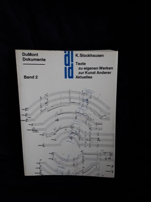 antiquarisches Buch – Karlheinz Stockhausen – Texte zu eigenen Werken, zur Kunst Anderer, Aktuelles; Band 2, Aufsätze 1952-1962 zur musikalischen Praxis