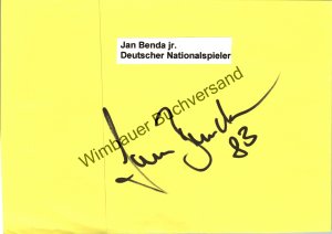 gebrauchtes Buch – Jan Benda – Original Autogramm Jan Benda Eishockey /// Autograph signiert signed signee