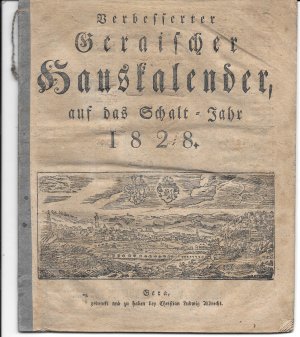 Geraischer Hauskalender auf das Schalt-Jahr 1826