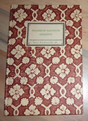 gebrauchtes Buch – Friedrich Nietzsche – Gedichte - Insel-Bücherei Nr. 361