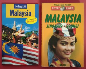 gebrauchtes Buch – diverse Autoren – Konvolut = 2 x Malaysia = 1. Malaysia von Polyglott / 2. Malaysia, Singapur, Brunei der Nelles-Reihe