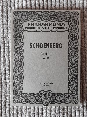 gebrauchtes Buch – Arnold Schoenberg – Philharmonia No. 603 - Schoenberg Suite op. 29
